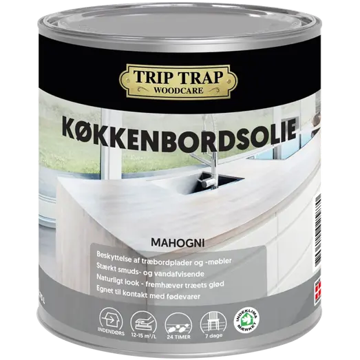 Trip Trap køkkenbordsolie mahogni