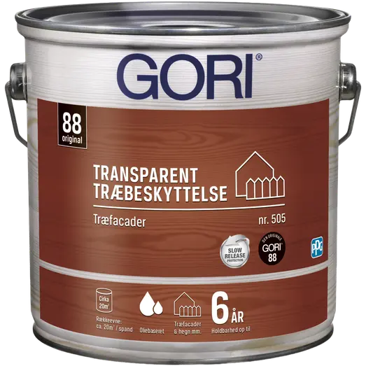 GORI 505 transparent træbeskyttelse transprent base 40 2,25 L