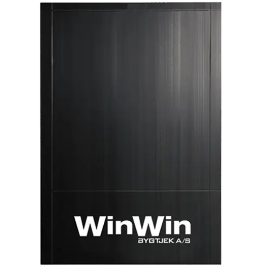 Bygtjek WinWin Plade sort 450x950x50 mm