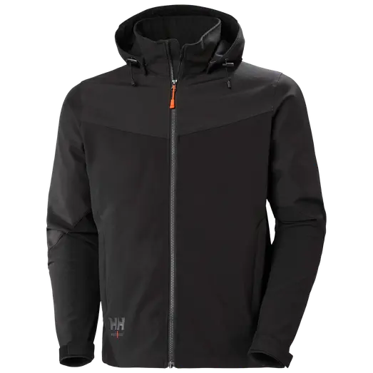 HH Workwear Oxford softshell jakke sort