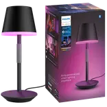 Philips Hue go bærbar opladelig bordlampe sort
