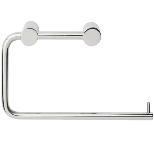 Toiletrulleholder m/skruer poleret rustfrit stål