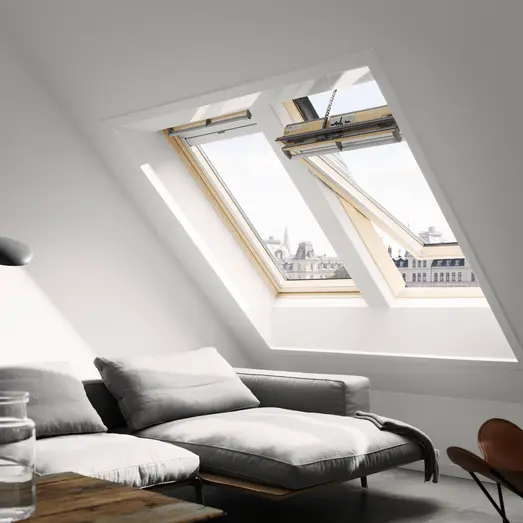 Velux INTEGRA® GGL MK08 206621 fjernbetjent vippevindue superlavenergi hvidmalet 78x140 cm