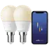 Nordlux smart pære LED E14 G45 4,5W hvid 2 pk
