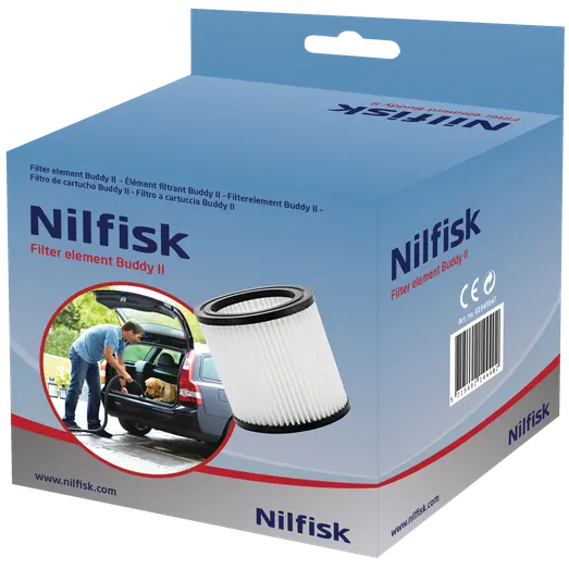 Nilfisk W&D filter til Buddy II våd- og tørstøvsuger