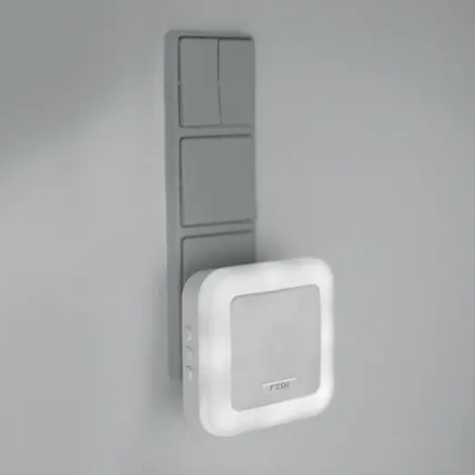 FESH 102050 dørklokke trådløs Wi-Fi til 4 tryk hvid