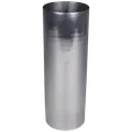 Plastmo sokkelknæ lige nedførsel 75 mm zink