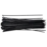 E-Line kabelstrips 8,0x550 mm 100 stk sort