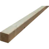 Tømmer høvlede stolper trykimprægneret 70 x 70 mm