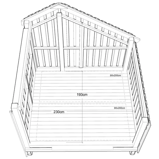 Plus Multi shelter 2 moduler med shelter og opholdsrum