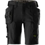 Snickers 6118 Allroundwork stretch arbejdsshorts m/hylsterlommer sort