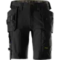 Snickers 6118 Allroundwork stretch arbejdsshorts m/hylsterlommer sort