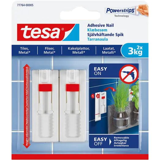 Tesa® Justerbart klæbesøm til fliser og metal (3 kg) - 2-pk