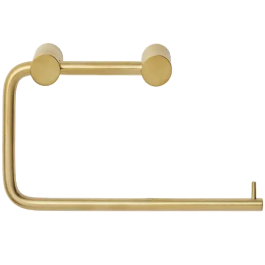 Toiletrulleholder m/skruer poleret sort