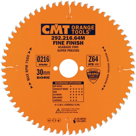 CMT savklinge 216x2,8x30 mm Z64W neg.