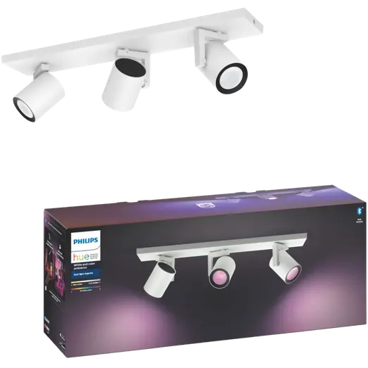 Philips Hue Argenta tre spots GU10 LED
