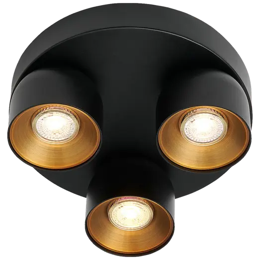 Nordlux Pitcher 3-rondel spotlight GU10 sort