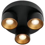 Nordlux Pitcher 3-rondel spotlight GU10 sort
