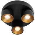 Nordlux Pitcher 3-rondel spotlight GU10 sort