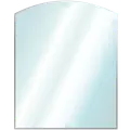 Aduro Gulvplade i glas buet 6x1000x800 mm