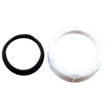 Omløber t/afløbsrør 1 1/4"x32 mm hvid plast 