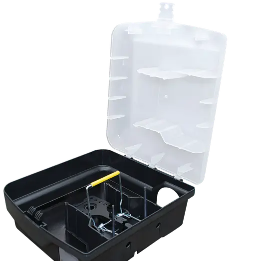 Rottekasse plast med smækfælde