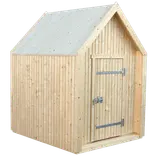 PLUS Classic legehus 144×124 cm ubehandlet