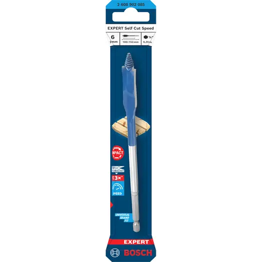 Bosch EXPERT Self Cut Speed fladbor 6x152 mm 