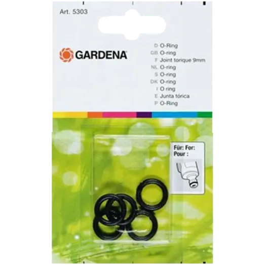 Gardena O-ring 9 mm. 5 stk. 05303-20