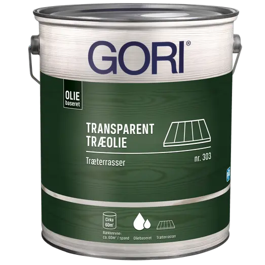 GORI 303 transparent træolie træterrasser teak