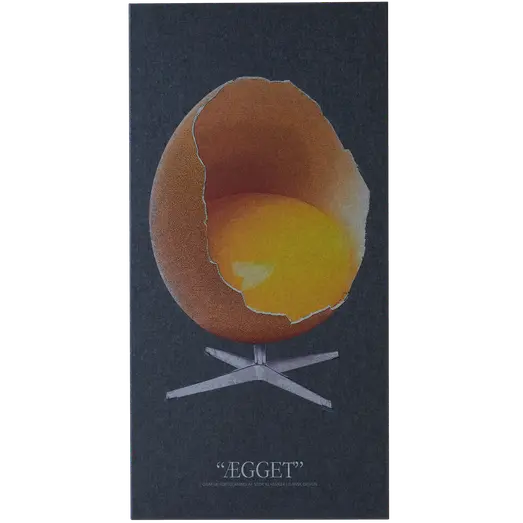 Art-Acoustic akustikbillede Ægget 9x600x1200 mm mørk grå