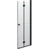 Scanbad Match foldbar brusedør 69x200 cm mat sort