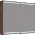 Scanbad Level spejlskab 100x80cm brun eg