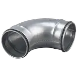 Duka metal bøjning DBU 90° Ø125 mm
