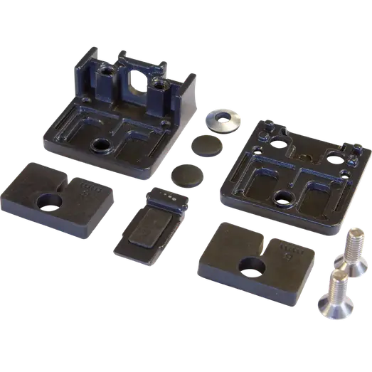 PLUS Lamineret glashegn 90×91 cm røgfarvet gråsort t/runde stålstolper