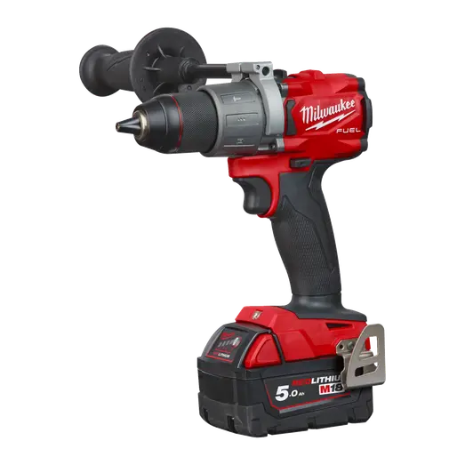 Milwaukee M18 FDP2-502X 18V Fuel slagboremaskine 2x5.0 Ah batterier og lader