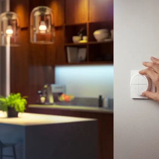 Philips Hue tap dial switch trådlæs kontakt hvid