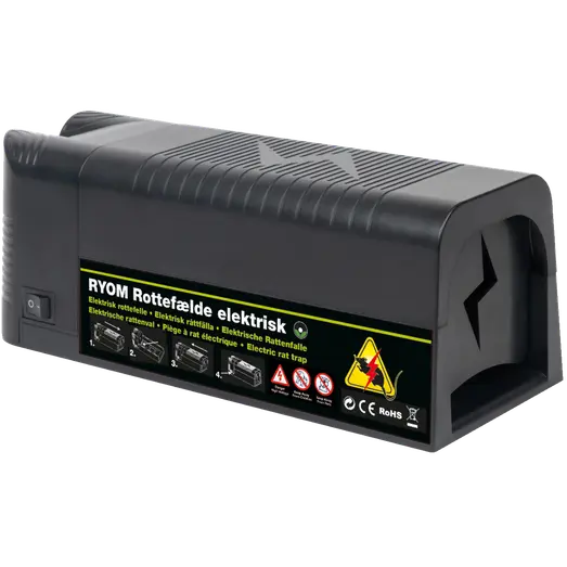 Rottefælde elektrisk inkl. adapter
