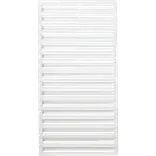 Plus Osaka hegn 90x180 cm hvid