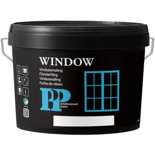 PP vinduesmaling hvid 2,5 L