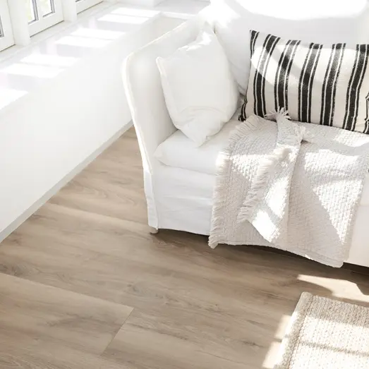 Wallmann Organic Silent hybridgulv hvid eg