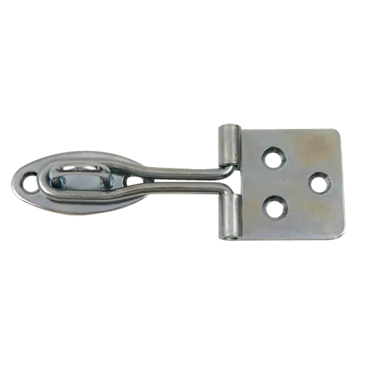 PN hængelåsbeslag m/overfald 110 mm elforzinket