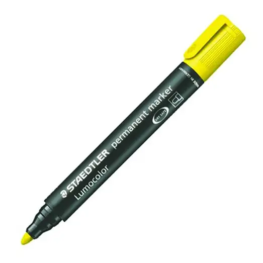 Staedtler permanent marker rund gul