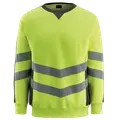 Mascot Safe Supreme Wigton sweatshirt hi-vis gul/mørk antracit