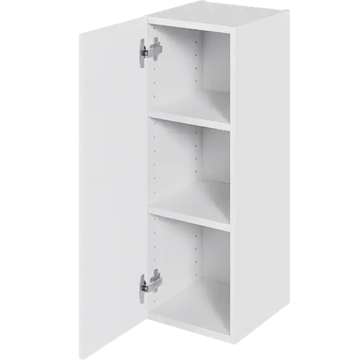 Multi-Living overskab hvid folie m/2 hylder