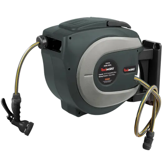 Flowconcept slangeopruller 1/2" vandslange 20 m grå