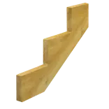 NSH trappevange 3 - trin trykimpr. træ