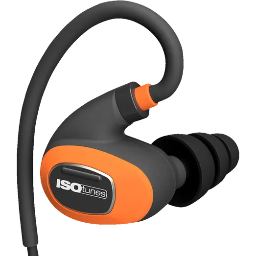 ISOTunes Pro 2,0 EN325 høreværn sort/orange