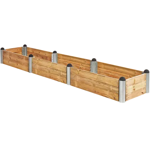 Plus PIPE højbed 80x36 cm lærketræ