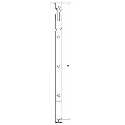 PN udskyder med tap 305 mm sort